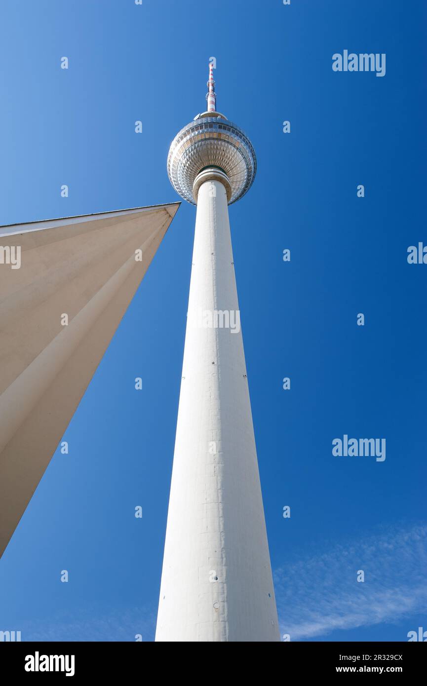 Berlin Alexanderplatz TV Tower Stock Photo Alamy