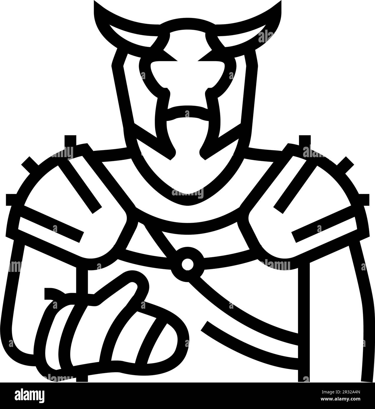 tartarus greek god ancient line icon vector illustration Stock Vector Image  & Art - Alamy