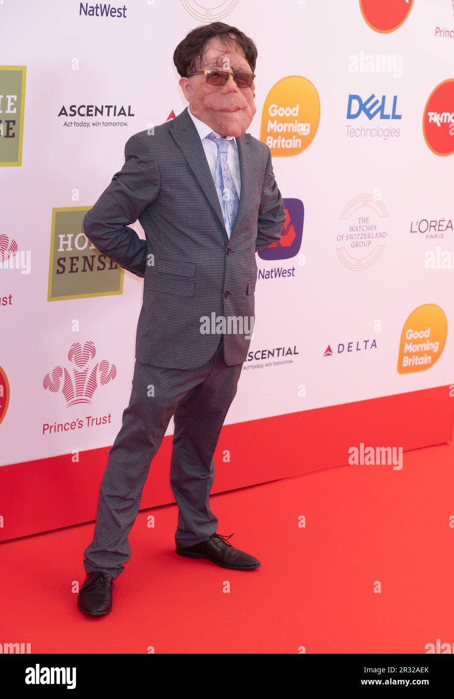 London, UK. 16 May, 2023. Adam Pearson attends The Prince's Trust and