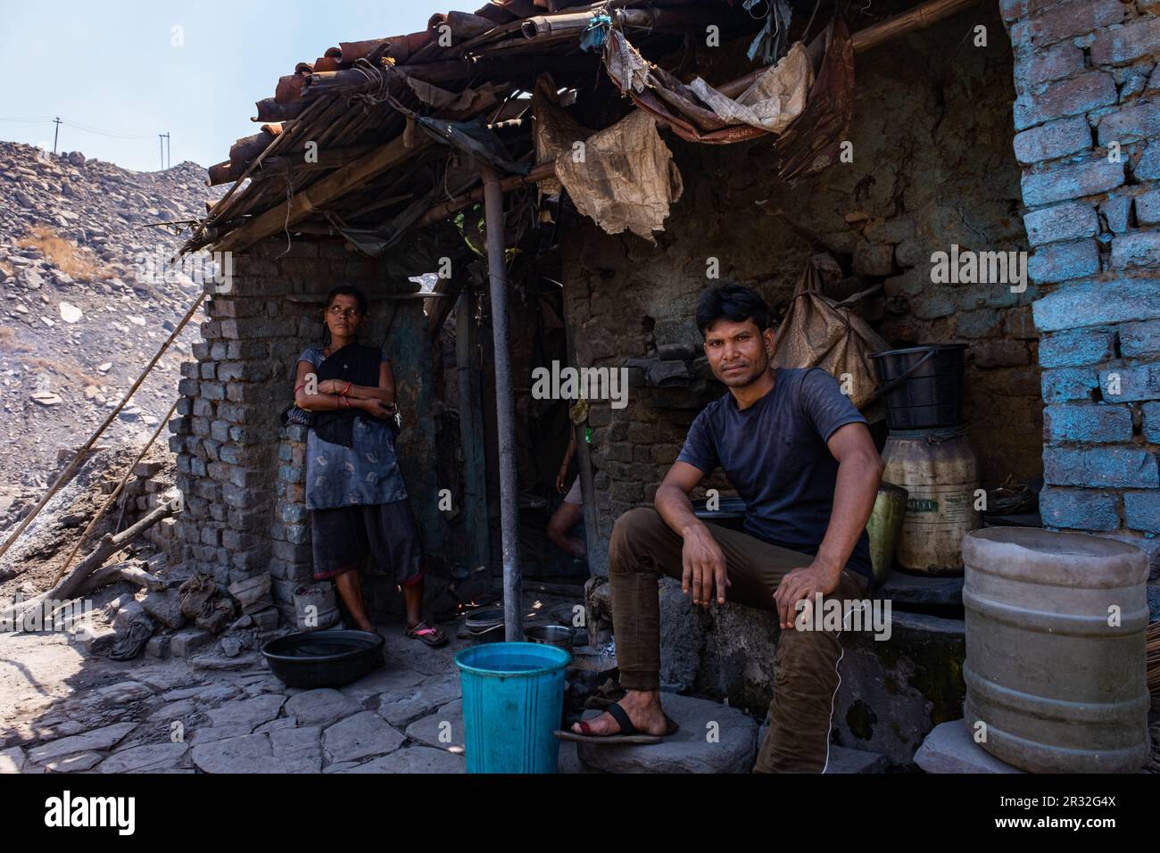 Community of coal workers live with the effects of fires in Jharia