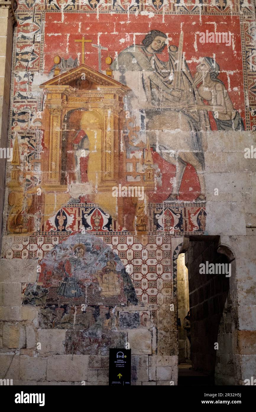 Catedral de la Asunción de la Virgen, catedral vieja, Salamanca, comunidad autónoma de Castilla y León, Spain. Stock Photo