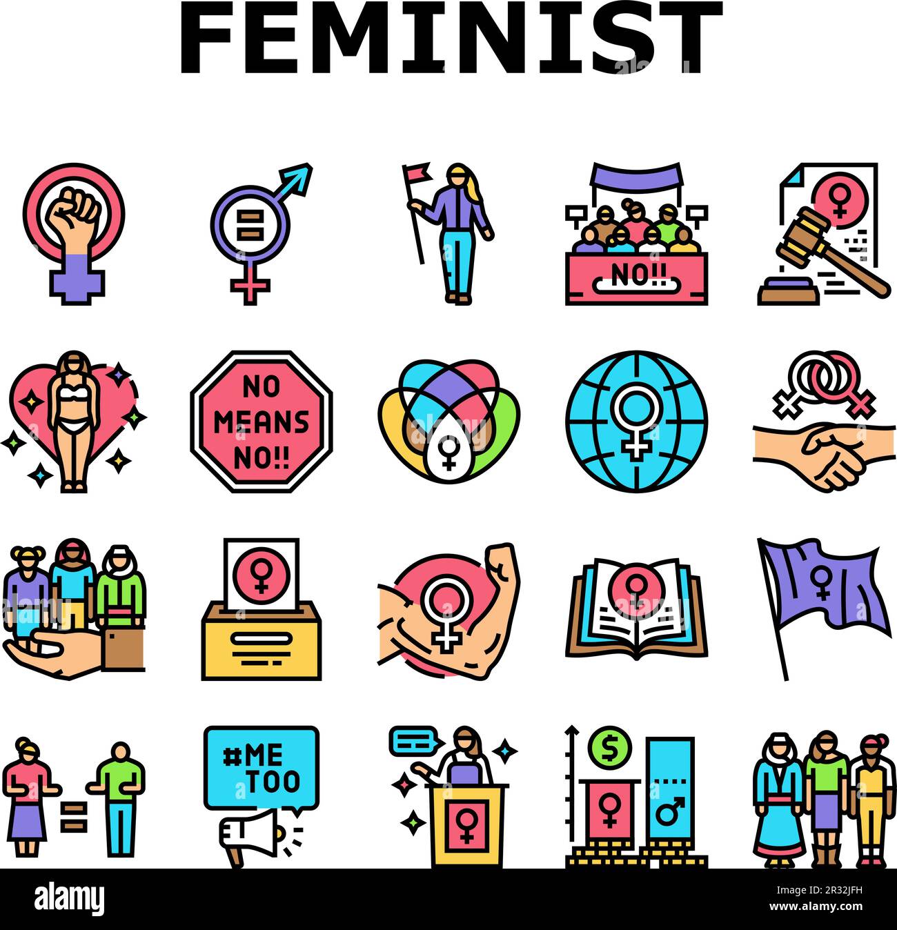 Women rights movement illustrations Stock Vector Images - Alamy
