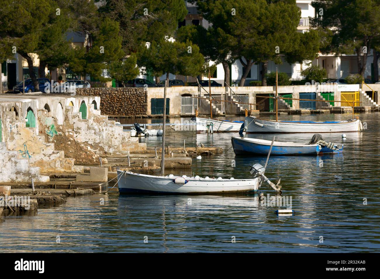 Porto Colom.Felanitx. Migjorn.Mallorca.Baleares.España. Stock Photo