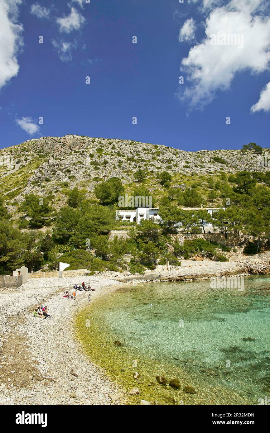 Cala Murta. Peninsula de Formentor.Sierra de Tramuntana.Mallorca.Islas Baleares. España. Stock Photo