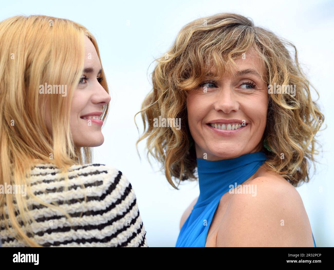 Cannes, France. 22nd May, 2023. French actresses Stacy Martin and