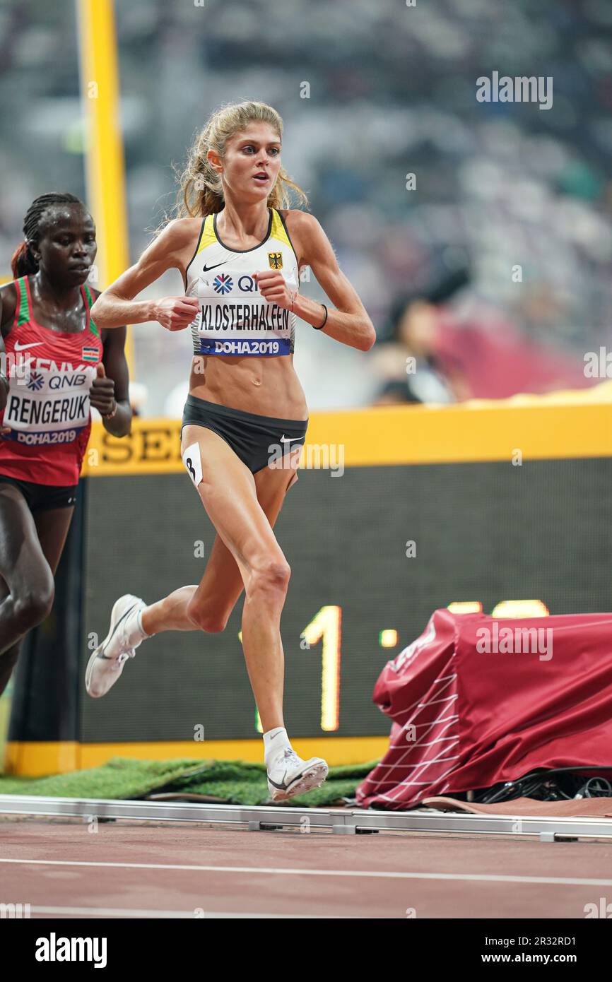 Konstanze Klosterhalfen Running The 5000m At The 2019 World Athletics konstanze-klosterhalfen-running-the-5000m-at-the-2019-world-athletics