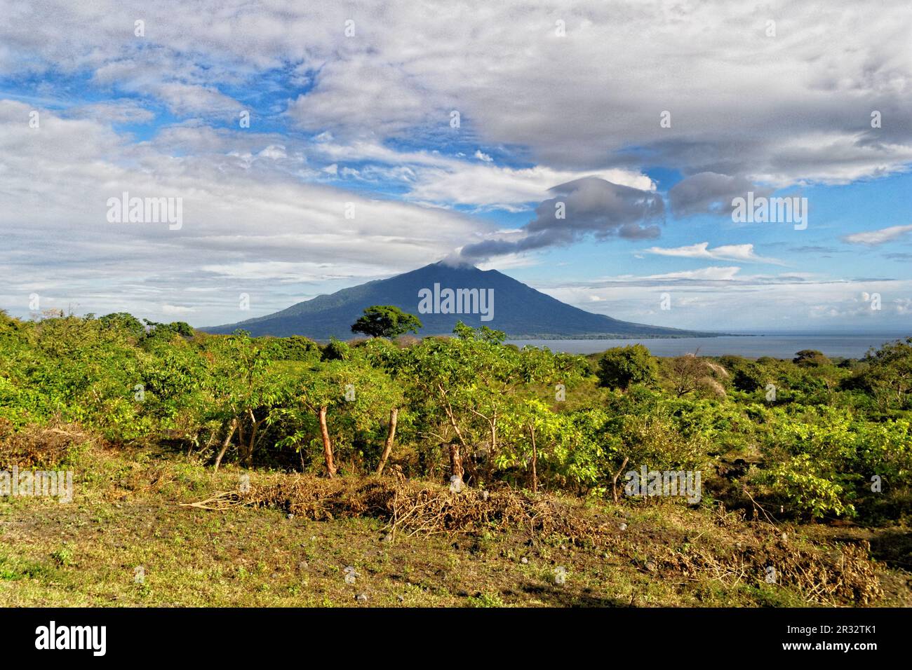 Volcano Maderas, Nicaragua Stock Photo