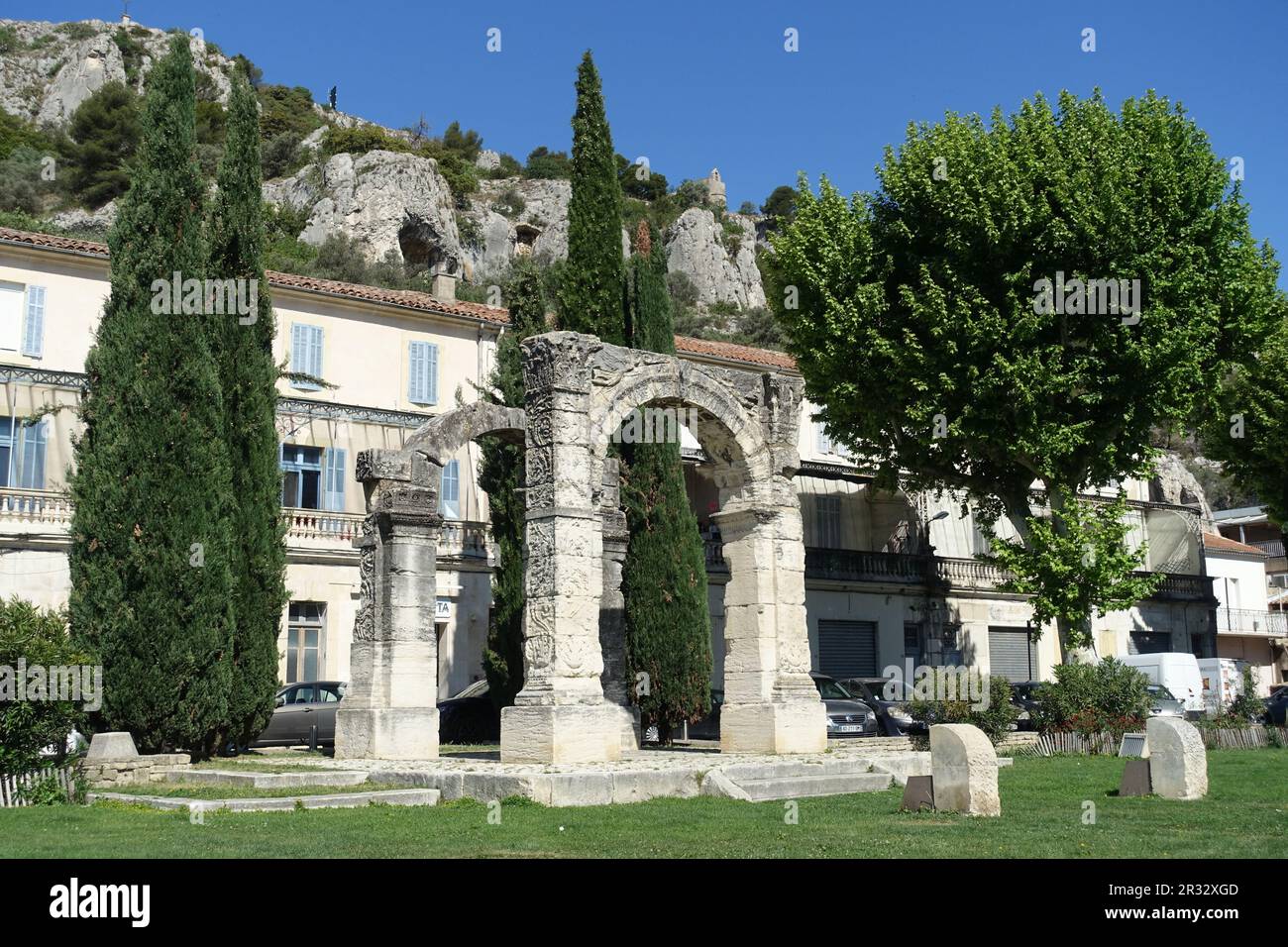 Cavaillon center. The city is main town of the Regional and Natural