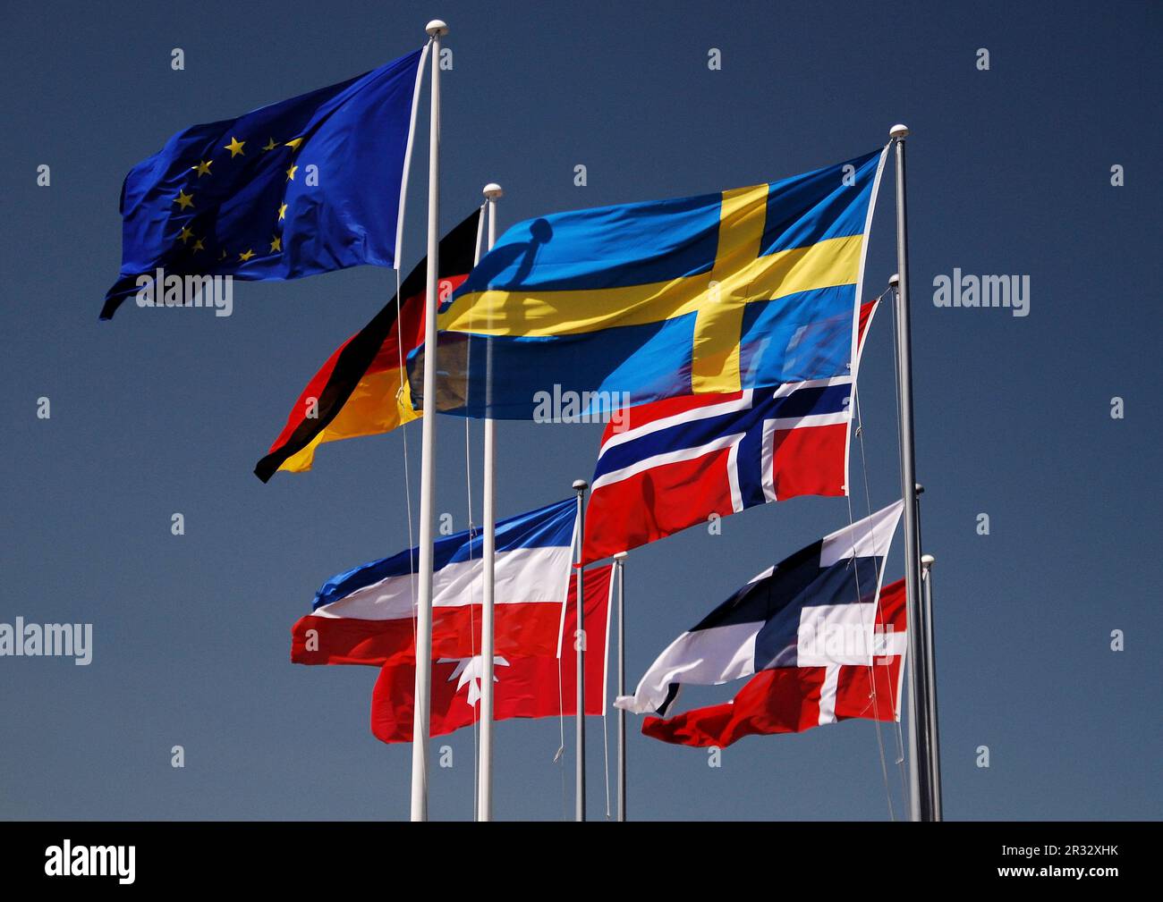 Swedish and european flags hi-res stock photography and images - Alamy