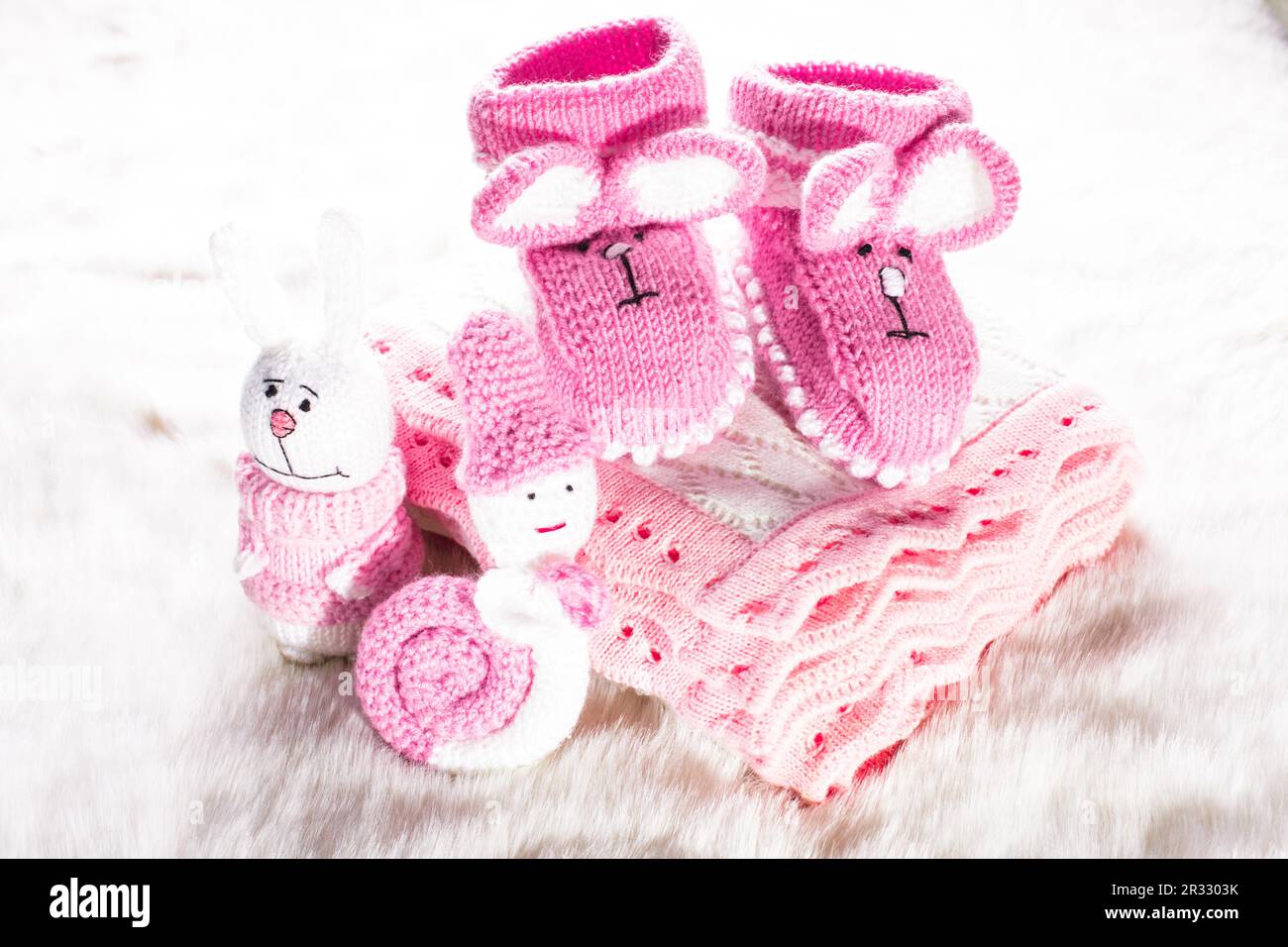 knitted baby booties uk
