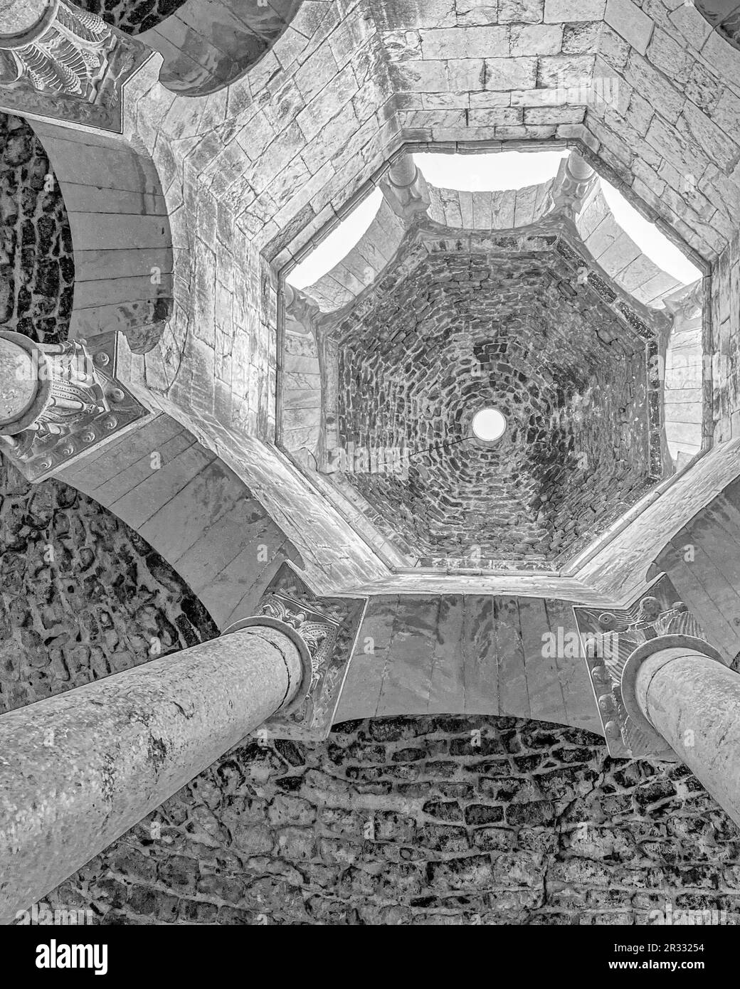 The so-called Arab baths of Girona constitute a Christian building in