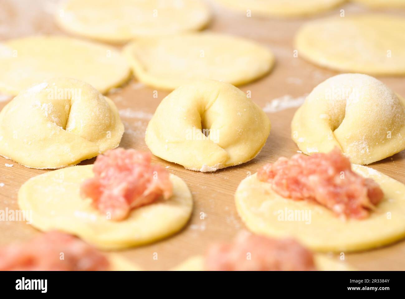 Plate traditional russian pelmeni hi-res stock photography and images ...
