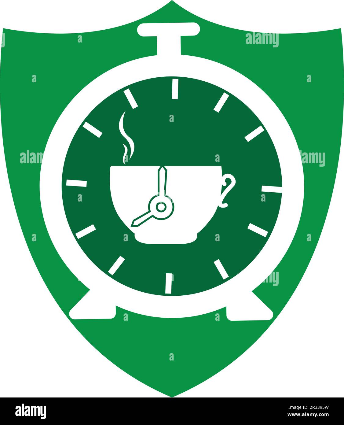 Coffee time logo design vector template stock vector image art alamy