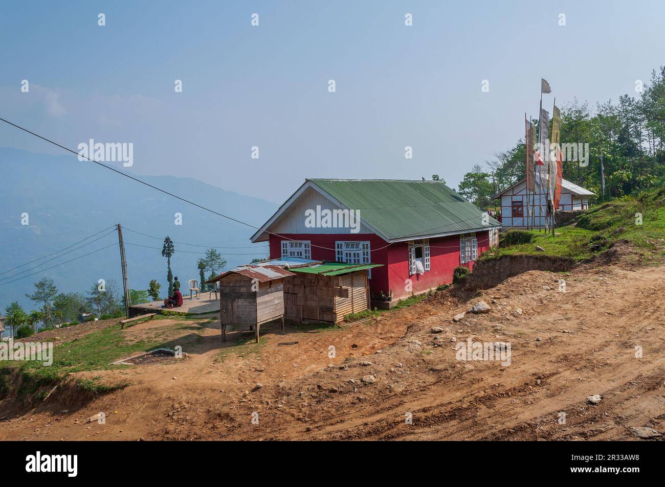 View Of Sikkim Village With Affordable Home Stays For Tourists ...