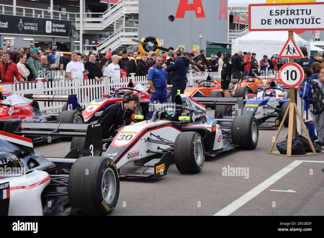 Cars lining up for Formula Regional European Championship by Alpine ...