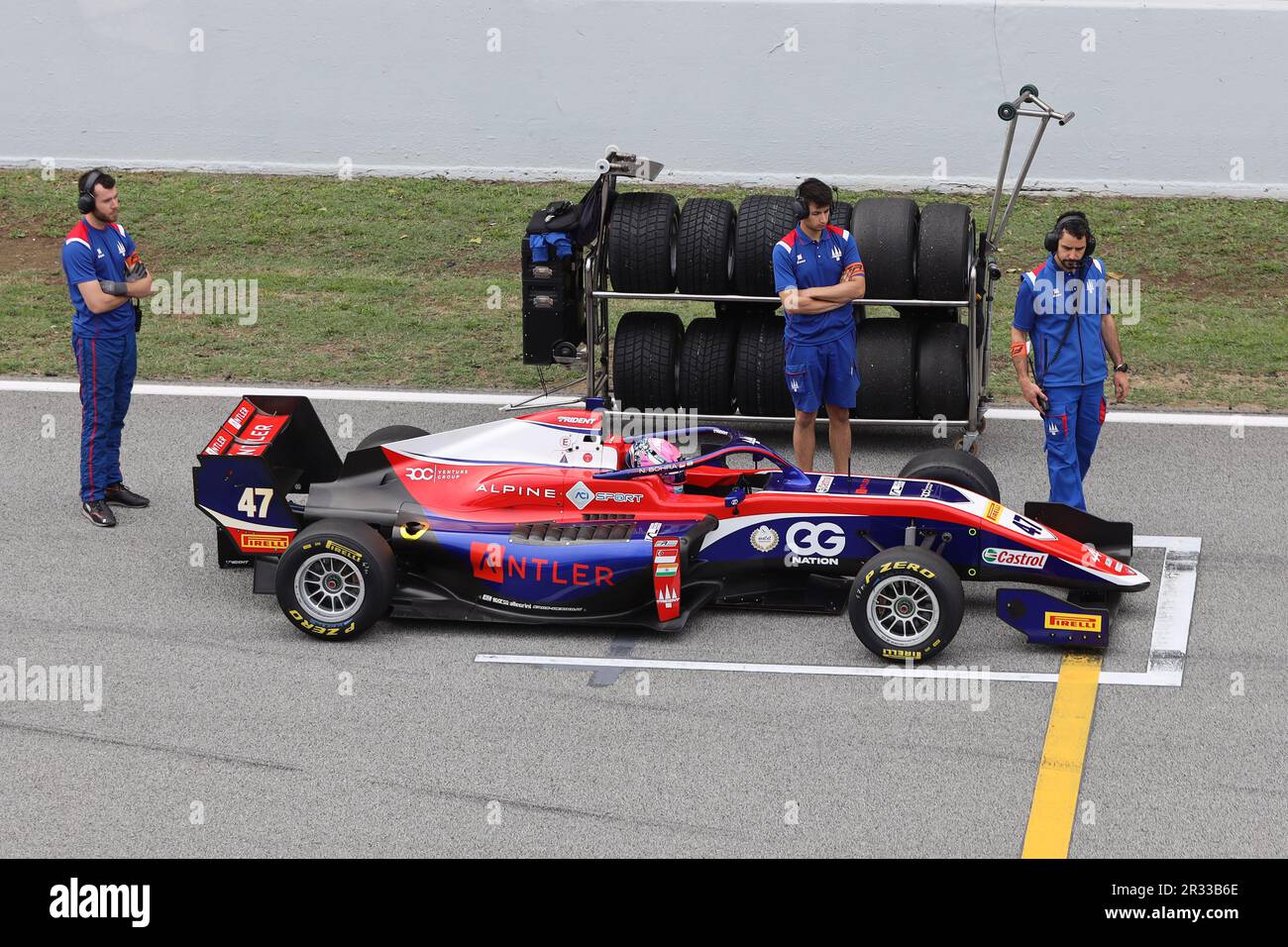 Nikhil Bohra on start grid of Formula Regional European Championship by ...