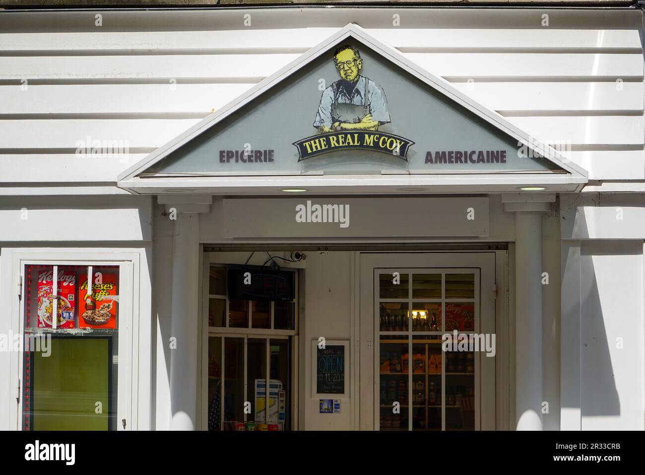 The Real McCoy, tiny shop offering various American foods such as