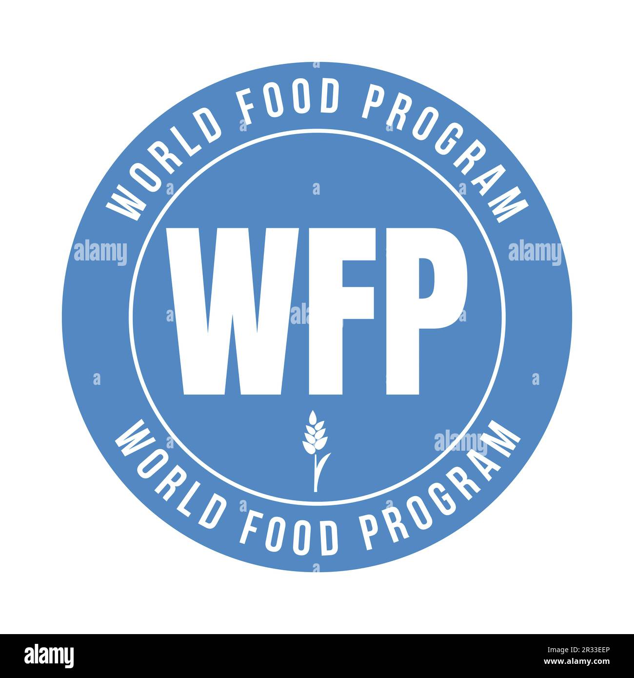 WFP world food program symbol icon Stock Photo Alamy