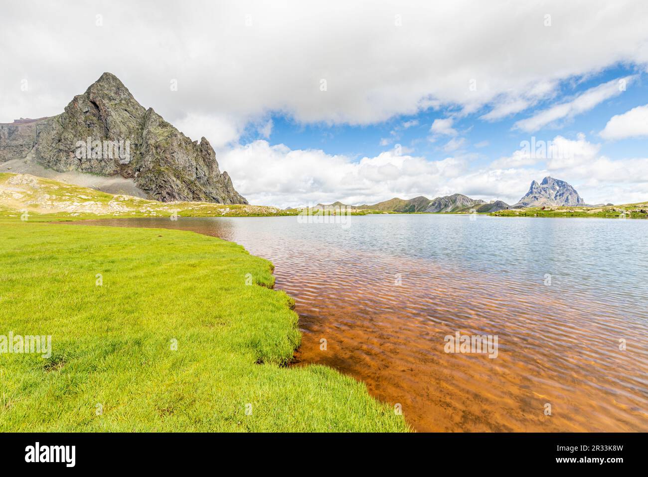 Anayet peak and lake, Tena Valley, Huesca, Spain Stock Photo