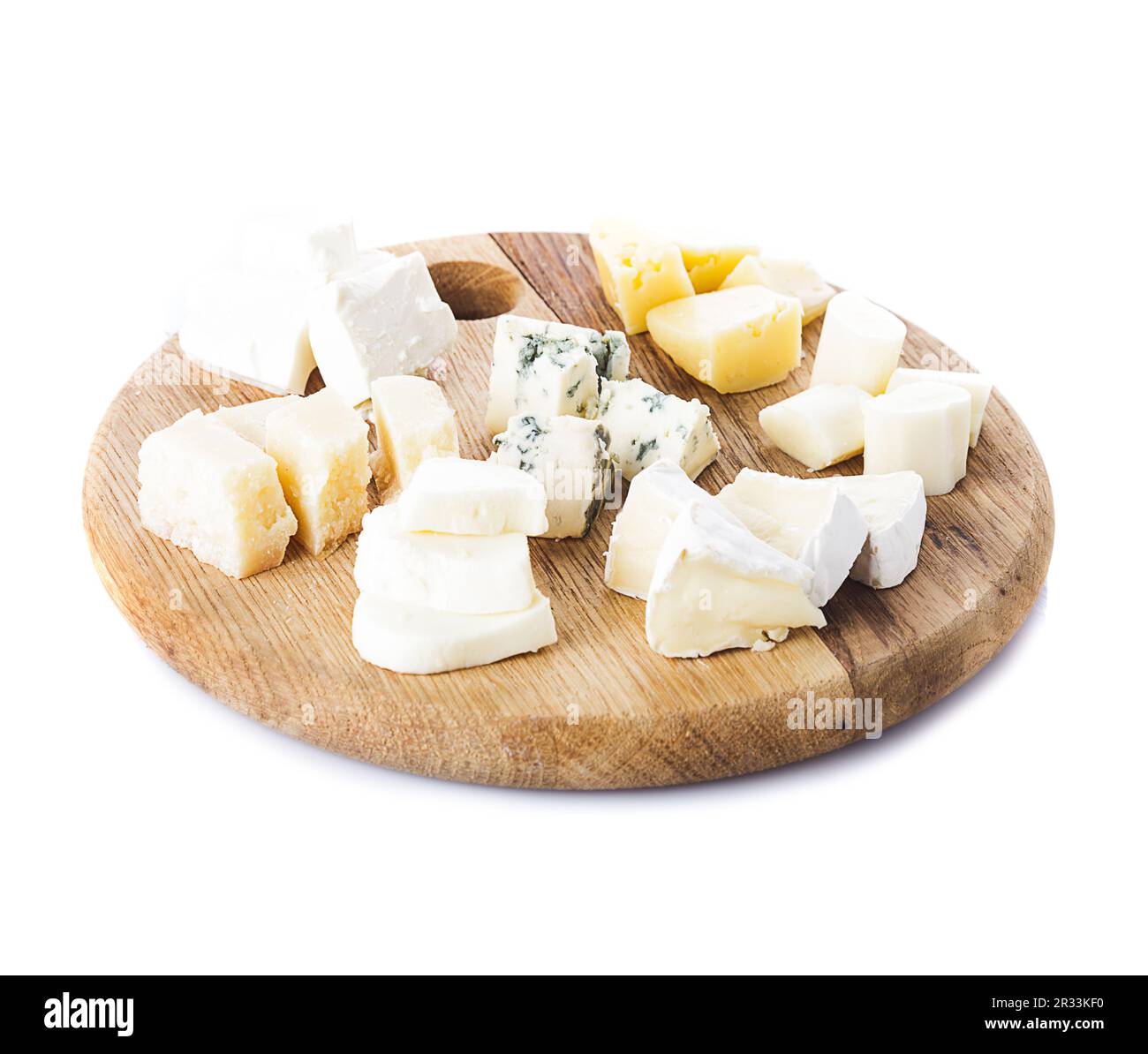 Various types of cheese Stock Photo