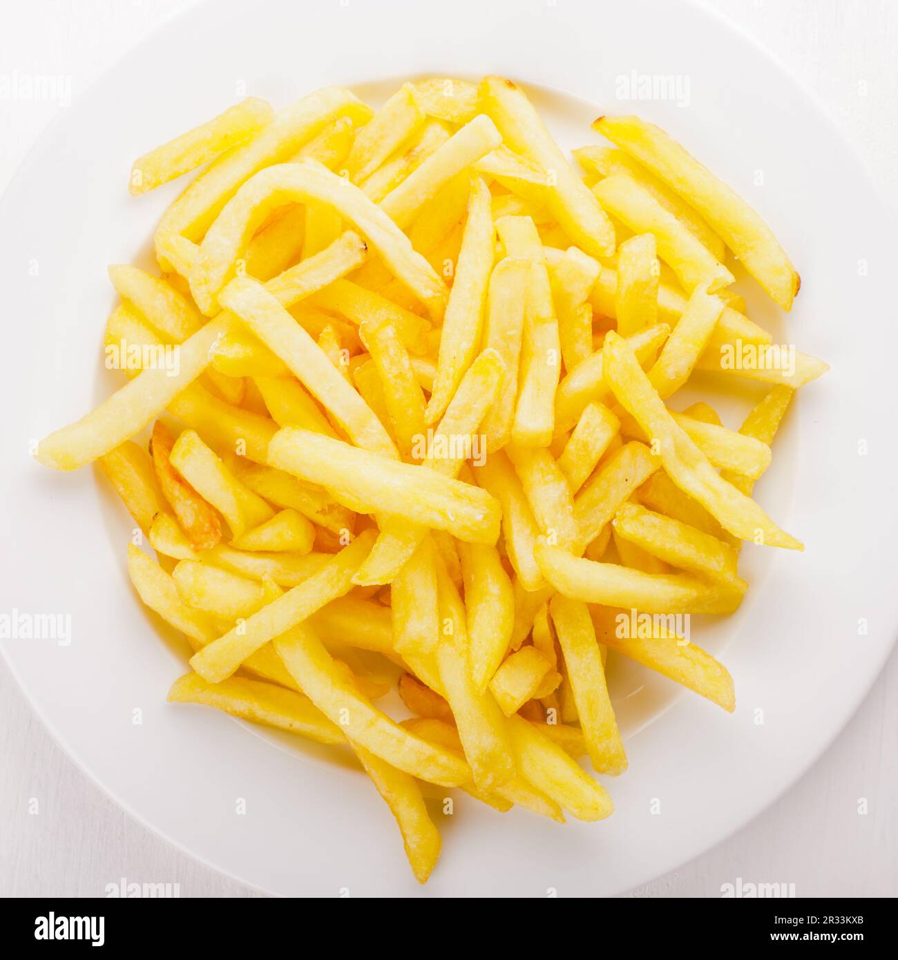 Fried potato isolated Stock Photo - Alamy