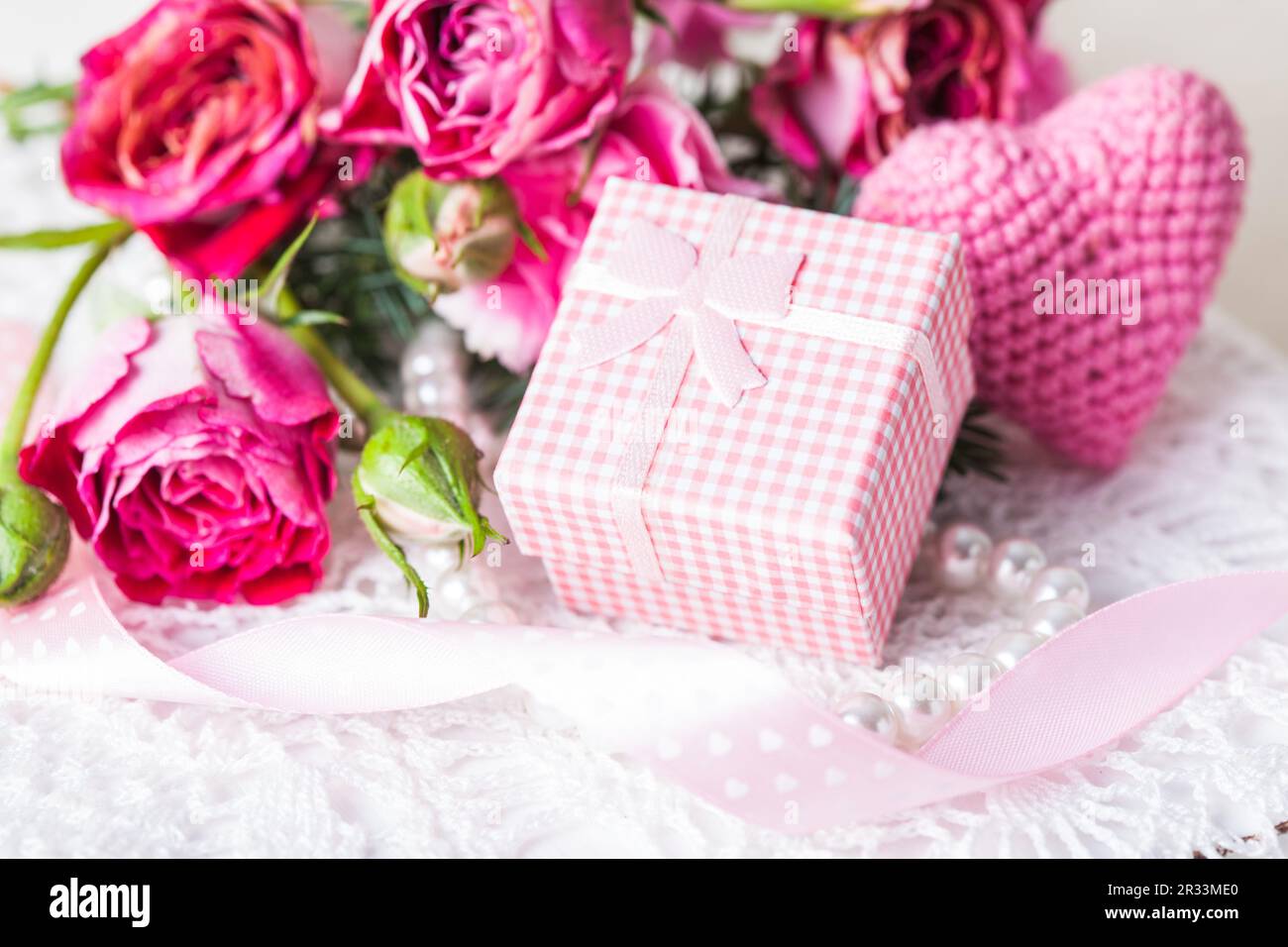 Birthday box heart hi-res stock photography and images - Alamy