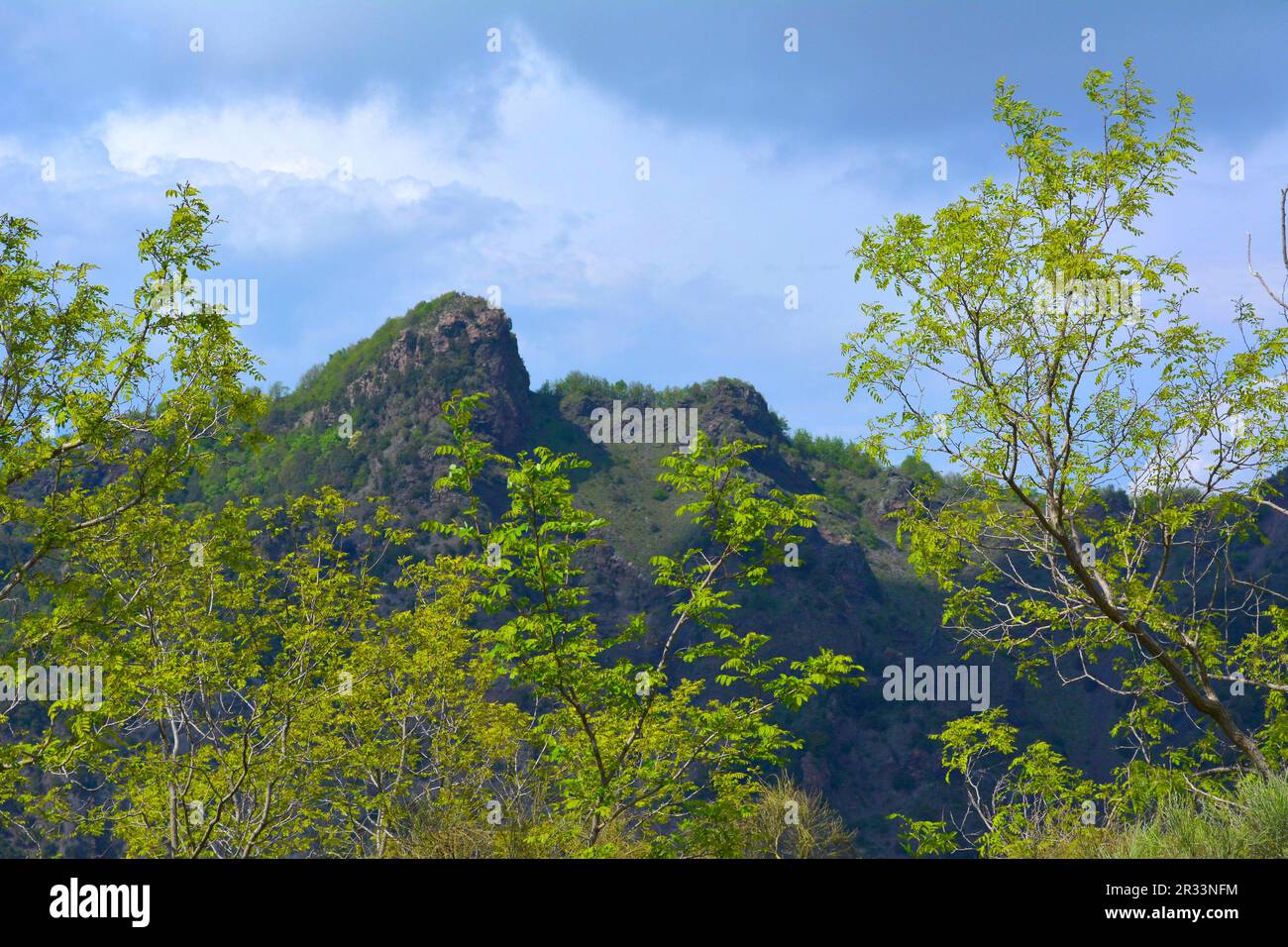 Italien, Italia, Vesuv - Umfeld, Fußweg zum Vesuvgipfel, Stock Photo