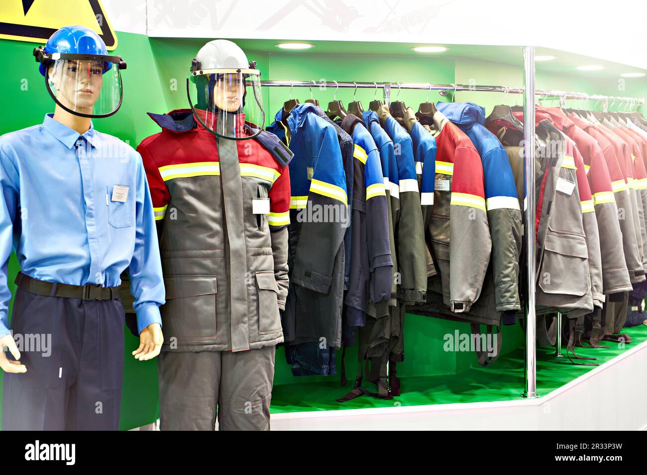 Jackets for workwear for builders and industry Stock Photo - Alamy