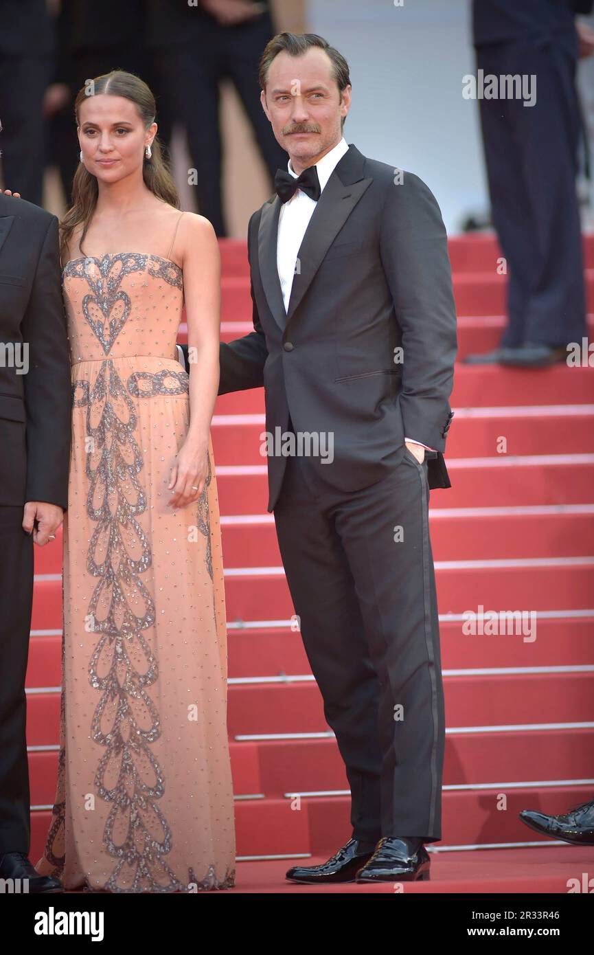 2023 Cannes Film Festival: Jude Law and Alicia Vikander at the