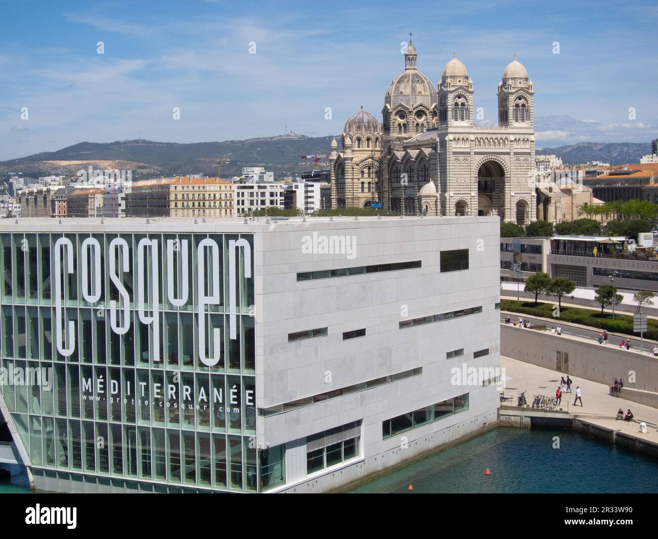 Museum in Marseille with replica of the prehistoric Cosquer Cave. Stock Photo