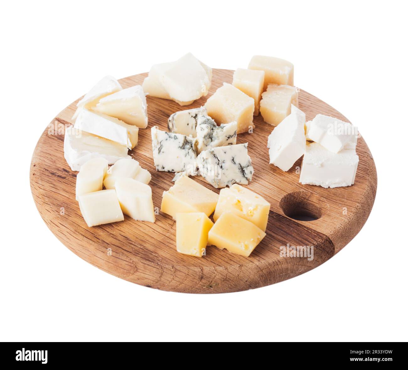 Various types of cheese Stock Photo