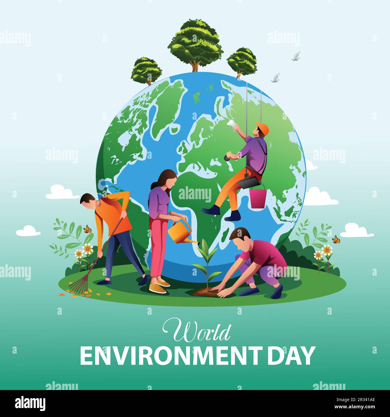 earth day drawing/environment day drawing. | By Easy Drawing SAFacebook