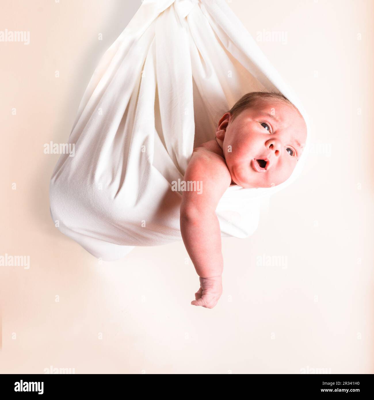 Portrait of a newborn baby Stock Photo