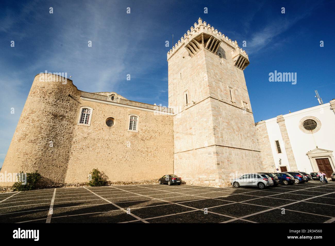 capilla en honor a la Reina Isabel de Portugal, nieta de Jaime I el Conquistador, Estremoz, Alentejo, Portugal, europa. Stock Photo