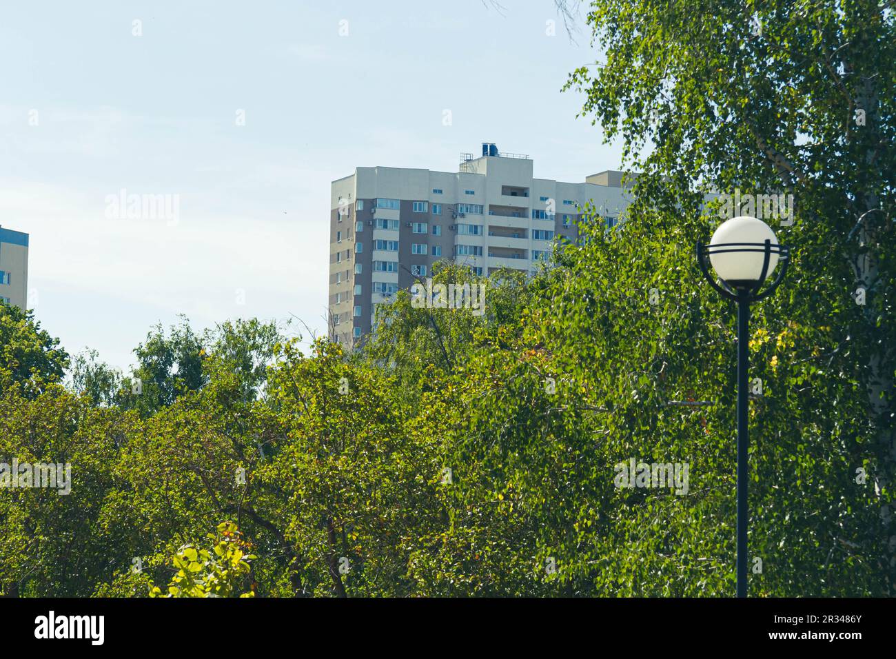 Construction of multi-storey buildings in ecologically clean areas of ...