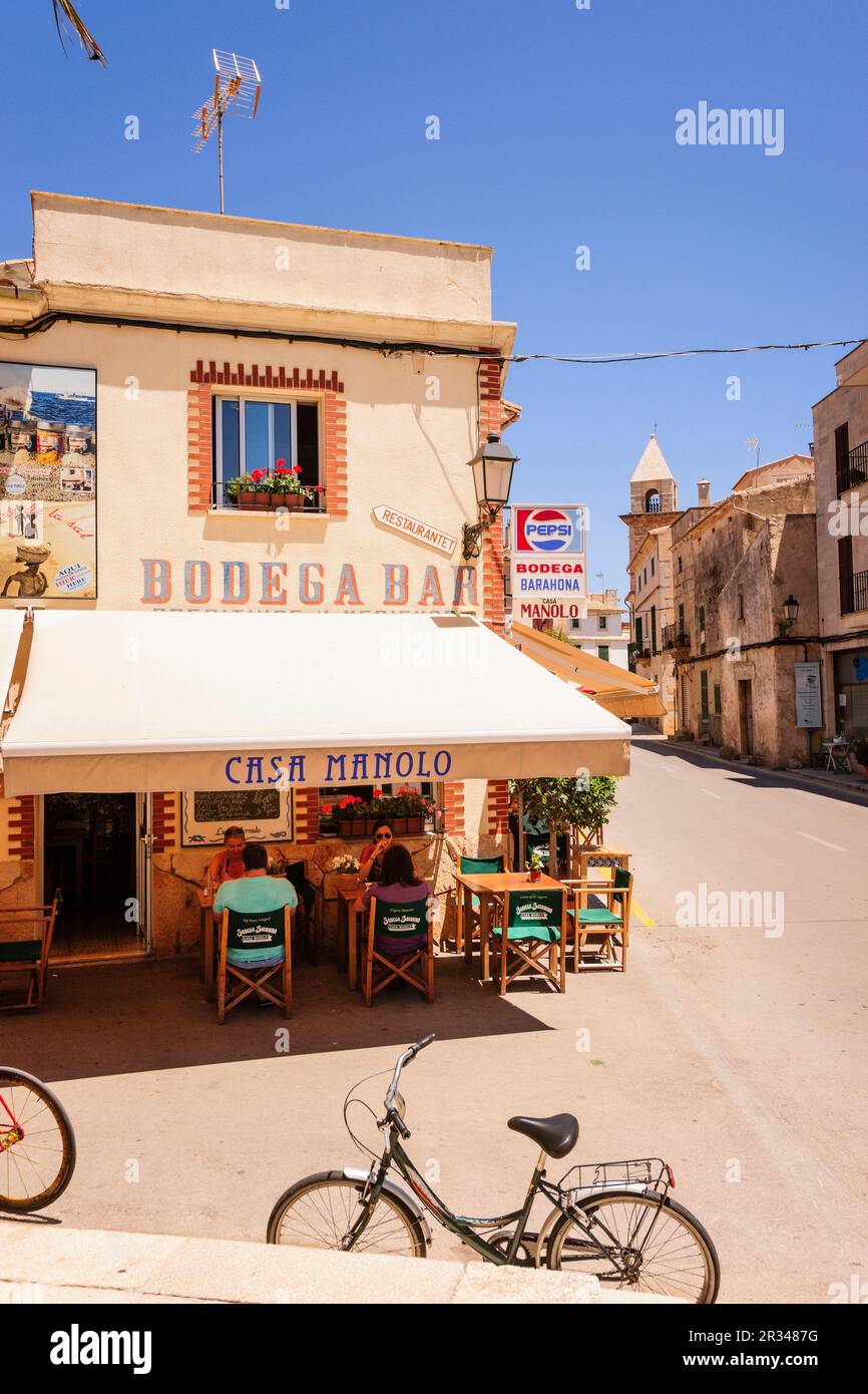 Bodega Can Barahona, - Can Manolo-, Ses Salines, comarca de Migjorn,Mallorca,Islas Baleares, Spain. Stock Photo