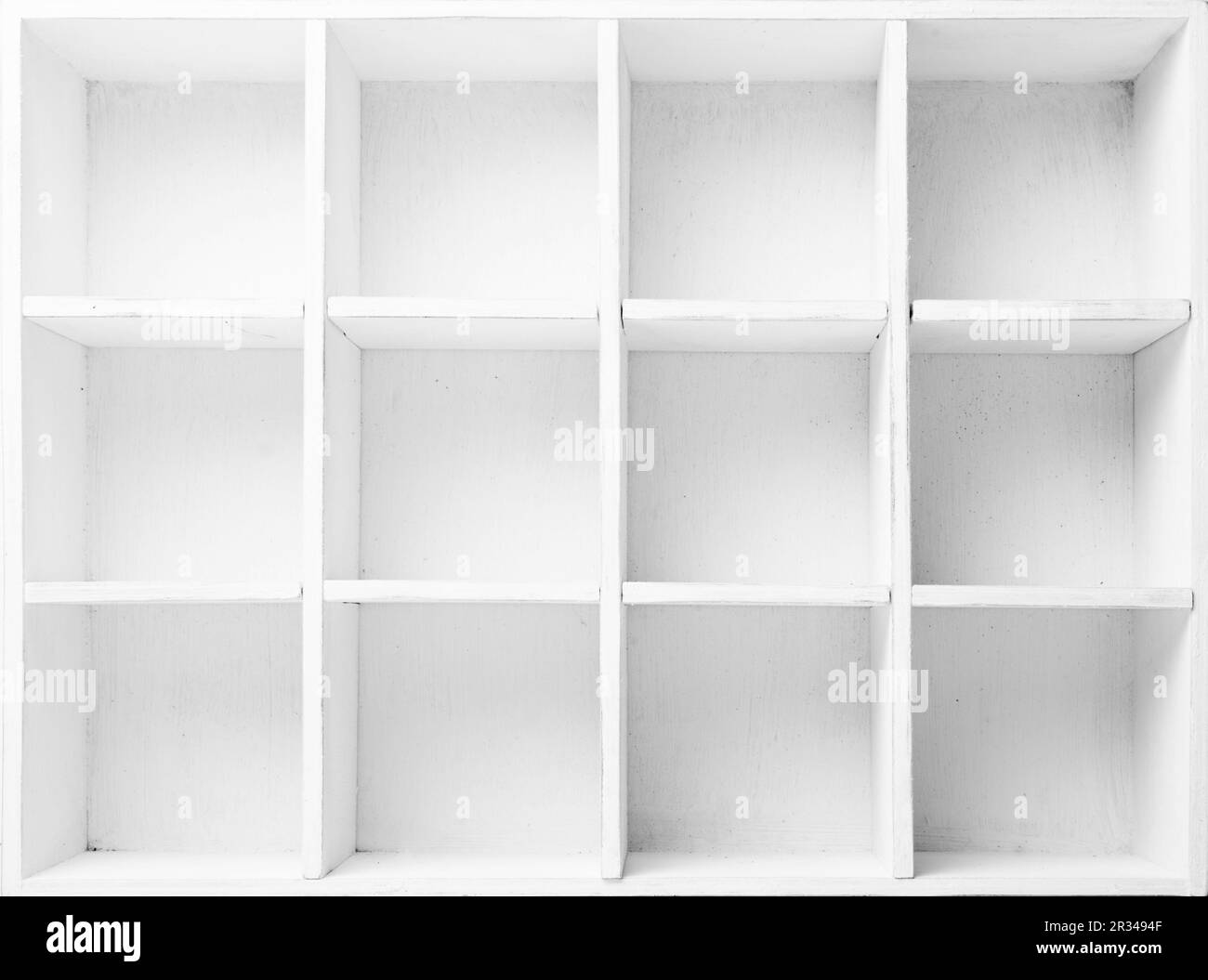 Empty Shelves Stock Photo