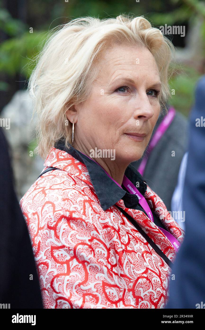 London, UK. 22nd May, 2023. Jennifer Saunders at Chelsea Flower Show ...