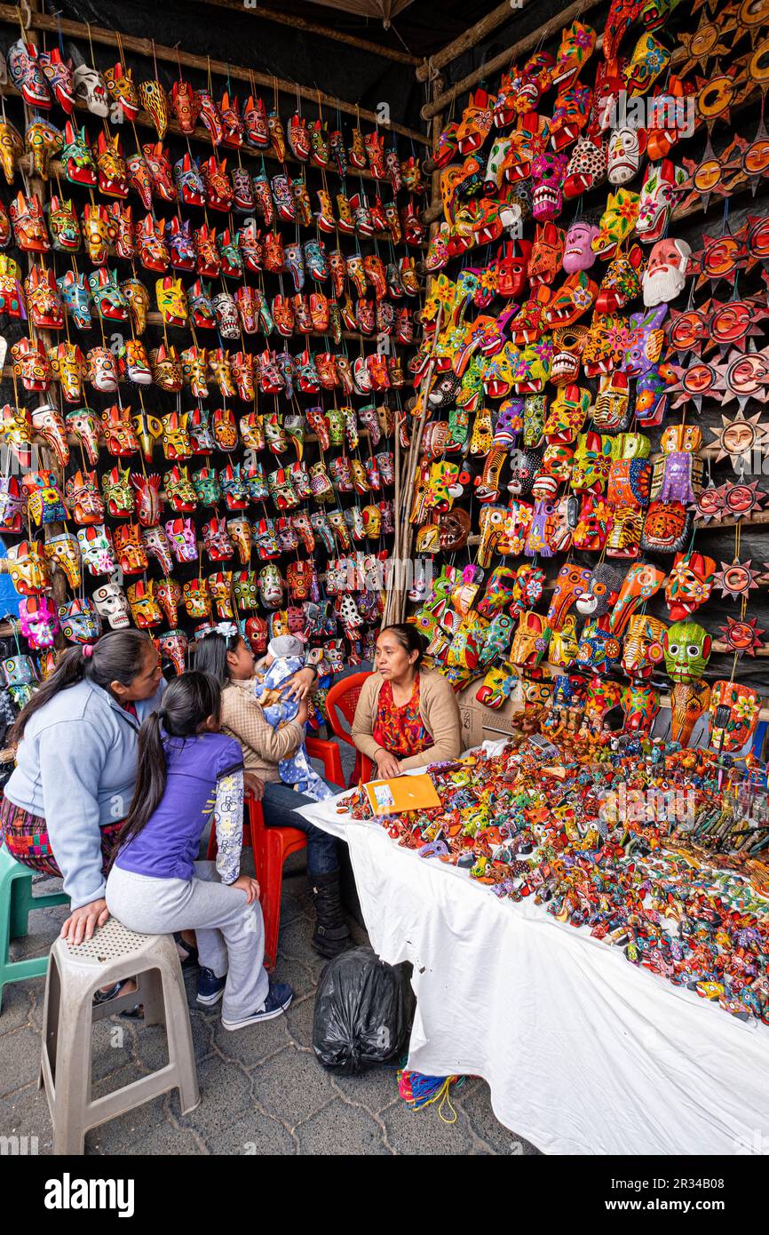 mercado, Chichicastenango, Quiché, Guatemala, America Central. Stock Photo