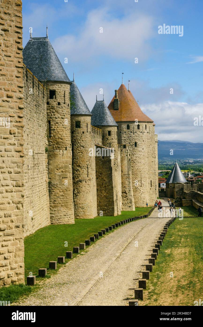 ciudadela amurallada de Carcasona , declarada en 1997 Patrimonio de la