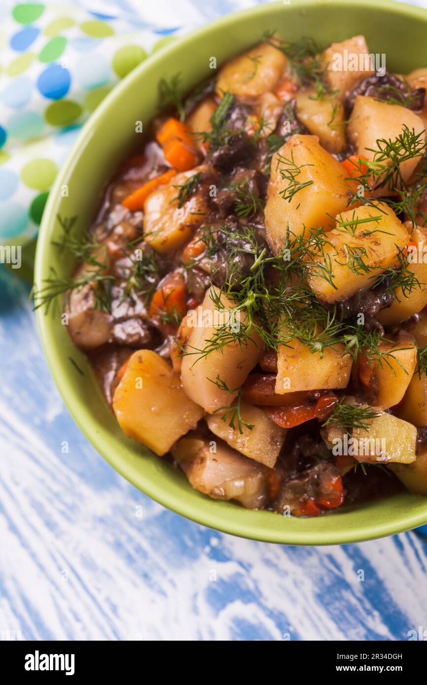 Mushroom and tomato ragout hi-res stock photography and images - Alamy