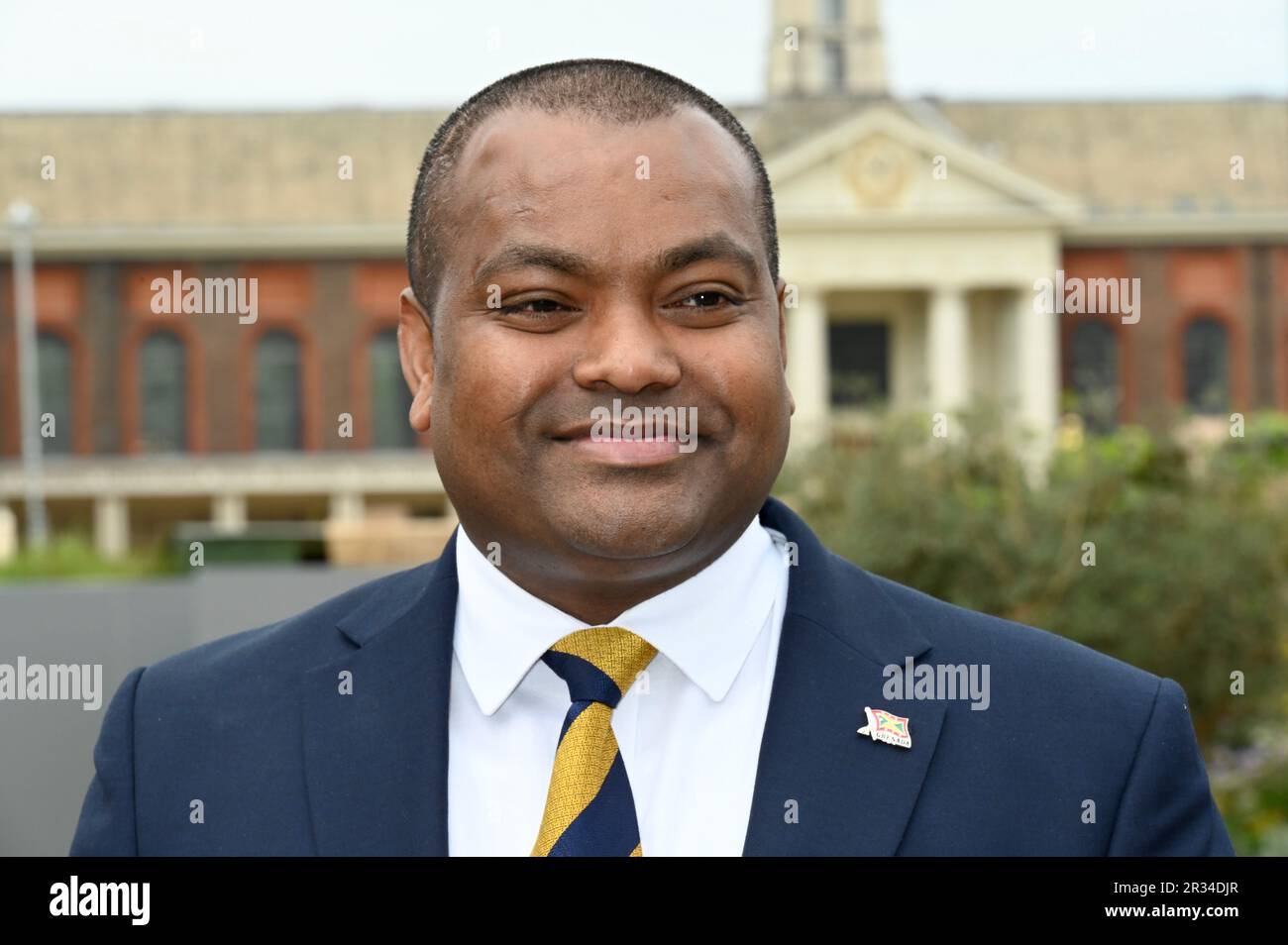 Johnson Gideon Beharry, Press Day, RHS Chelsea Flower Show, Royal Hospital, London, UK Stock Photo