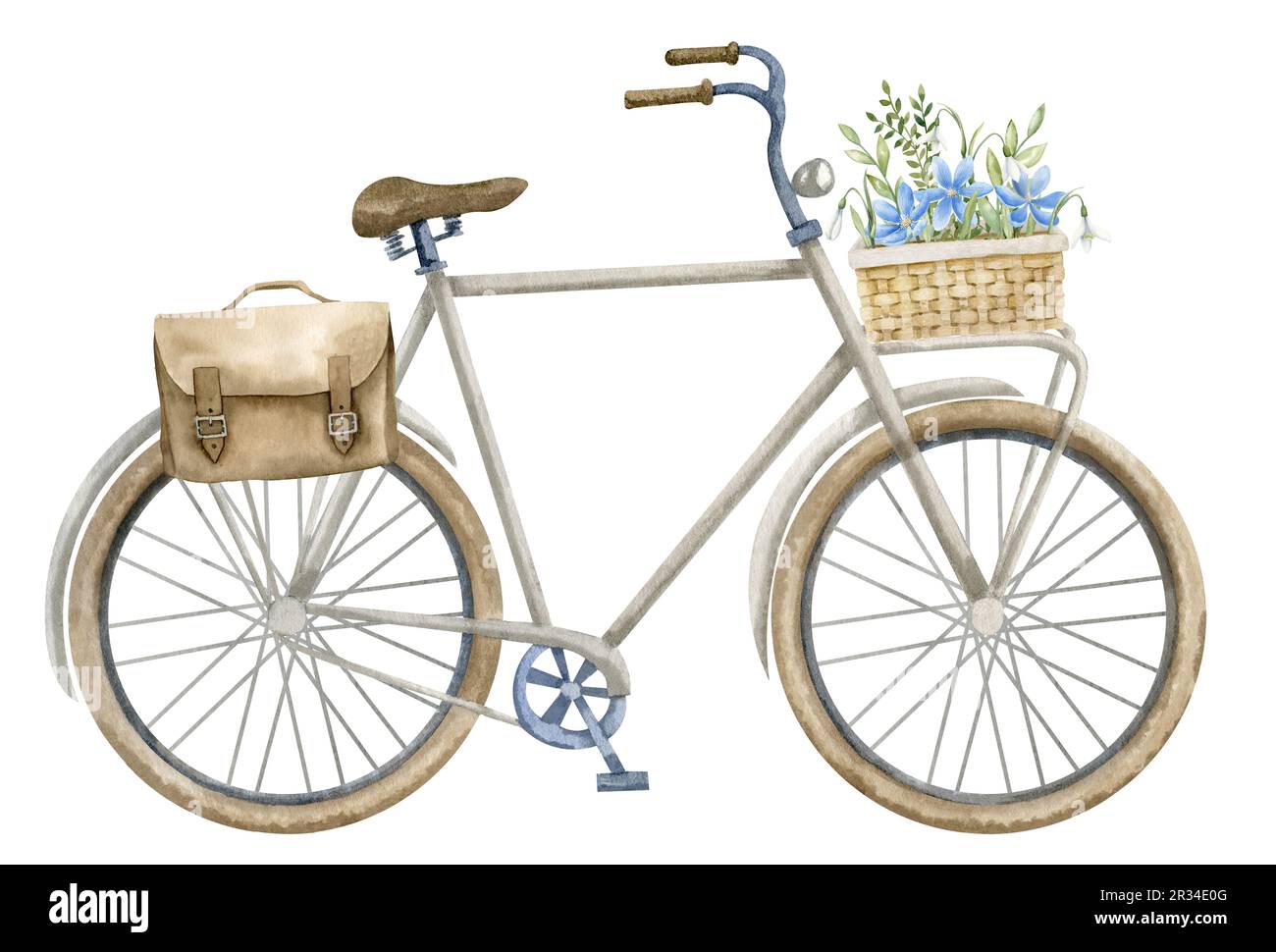 vintage bike drawing