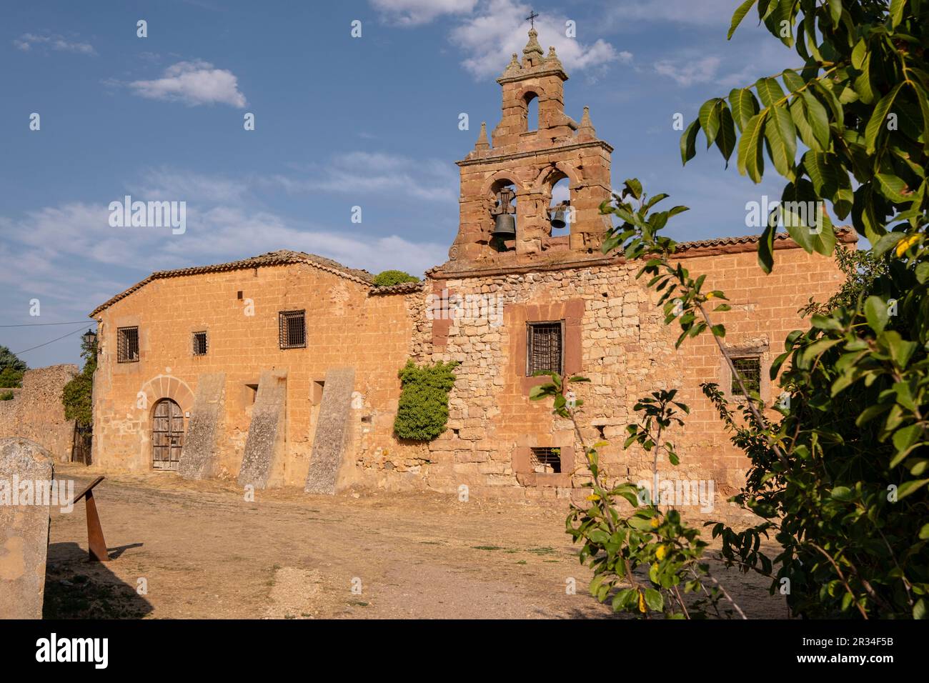 beaterio de San Román, Sinagoga, Medinaceli, Soria, comunidad autónoma de Castilla y León, Spain, Europe. Stock Photo