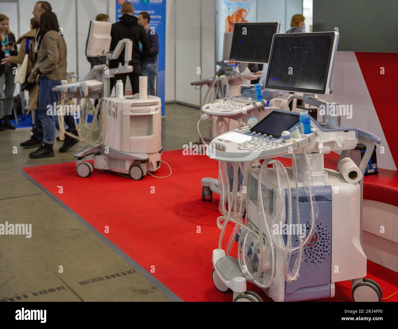 Kyiv, Ukraine March 29, 2023 GE Healthcare ultrasound medical