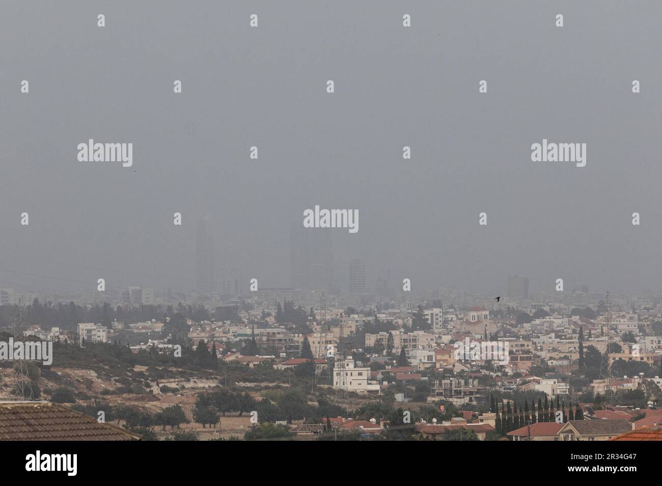 Limassol, Limassol, Cyprus. 22nd May, 2023. Skyscrapers on Limassol