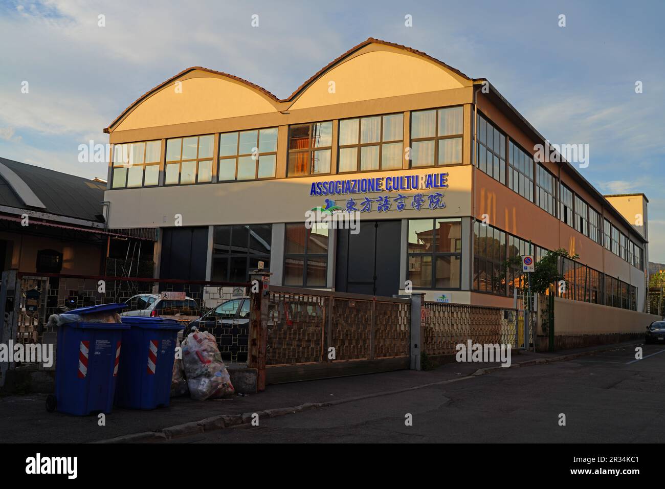 PRATO, ITALY 12 APR 2023 View of Prato, a town in Tuscany, Italy