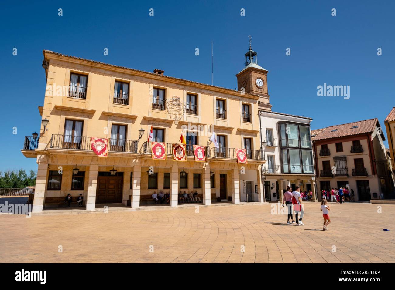 Ayuntamiento,Almazán, Soria, comunidad autónoma de Castilla y León, Spain, Europe. Stock Photo