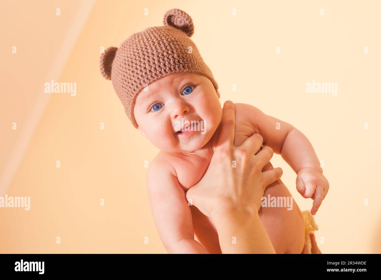 Funny baby bear Stock Photo