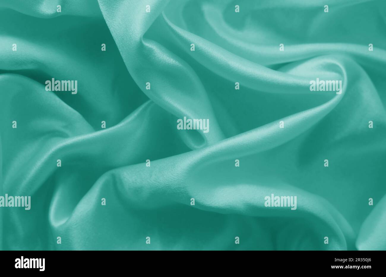 Smooth elegant blue silk or satin texture can use as background Stock Photo